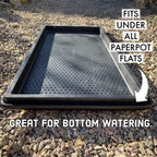 Nursery Solid Bottom Trays, UV-Treated BPA-Free Recycled Polypropylene 10-Pack for Microgreens and Wheatgrass