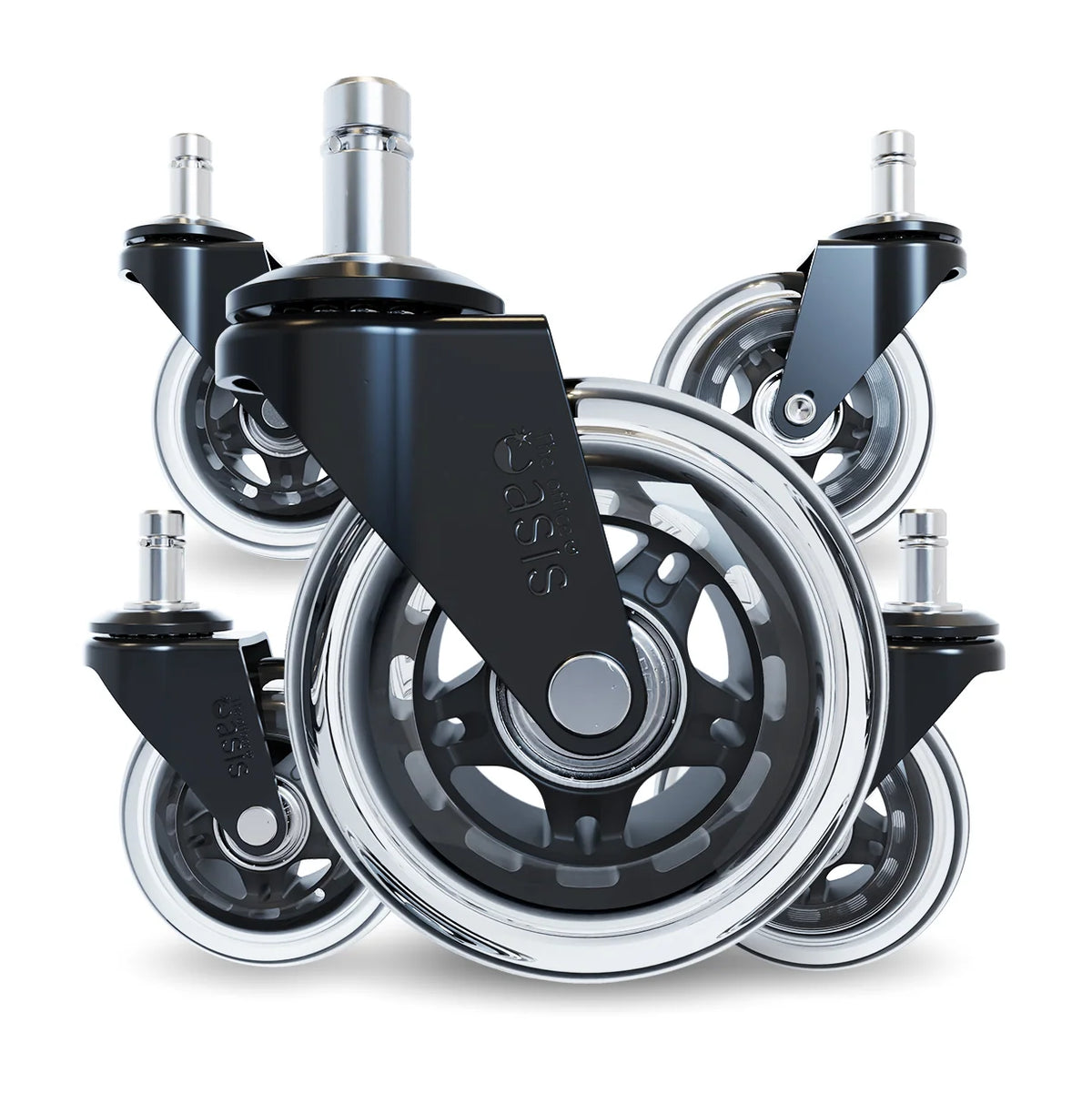 Office Chair Caster Wheels Set of 5