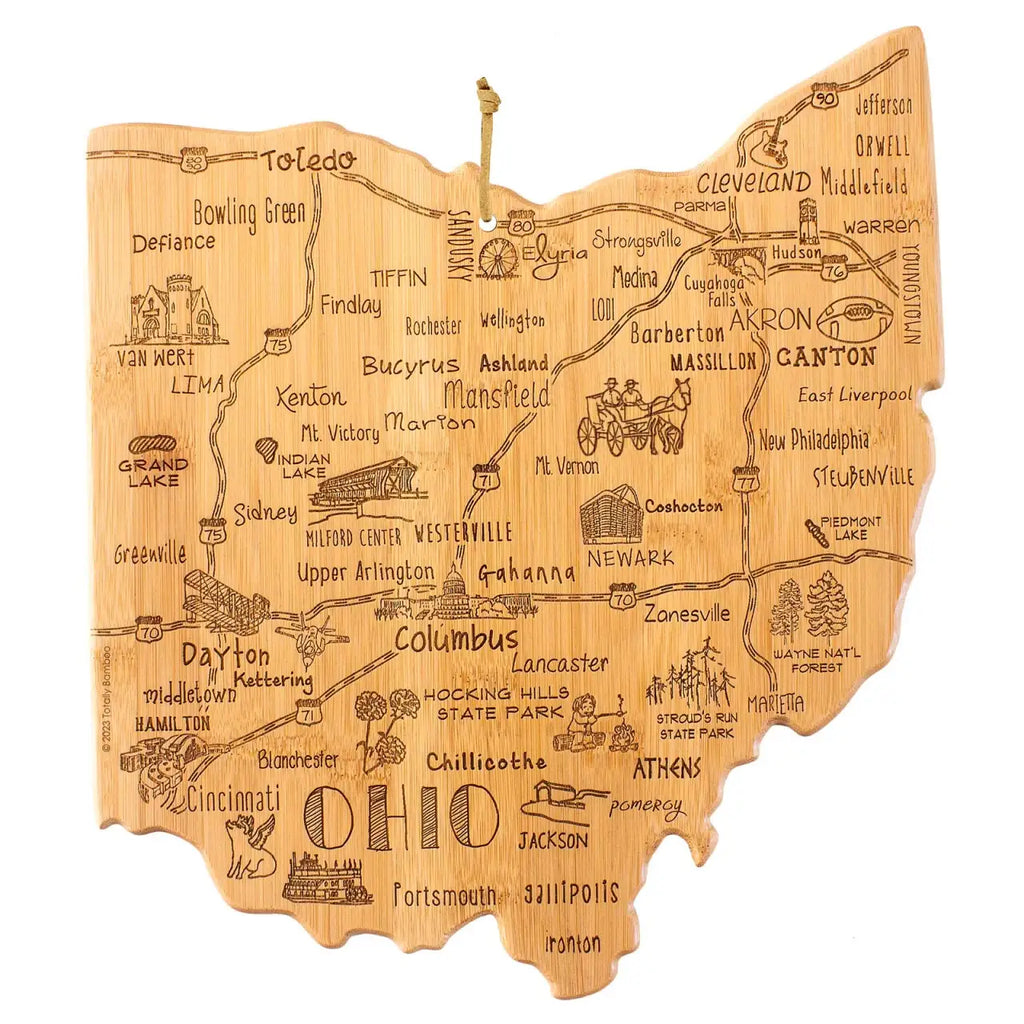 Ohio Bamboo Cutting Board
