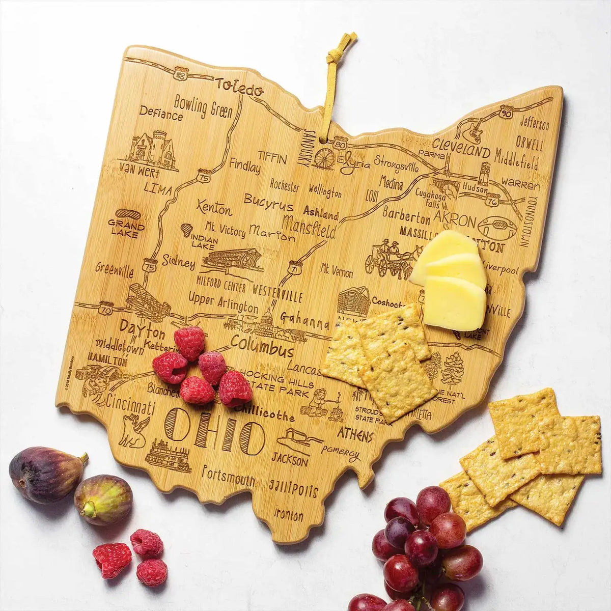 Ohio Bamboo Cutting Board