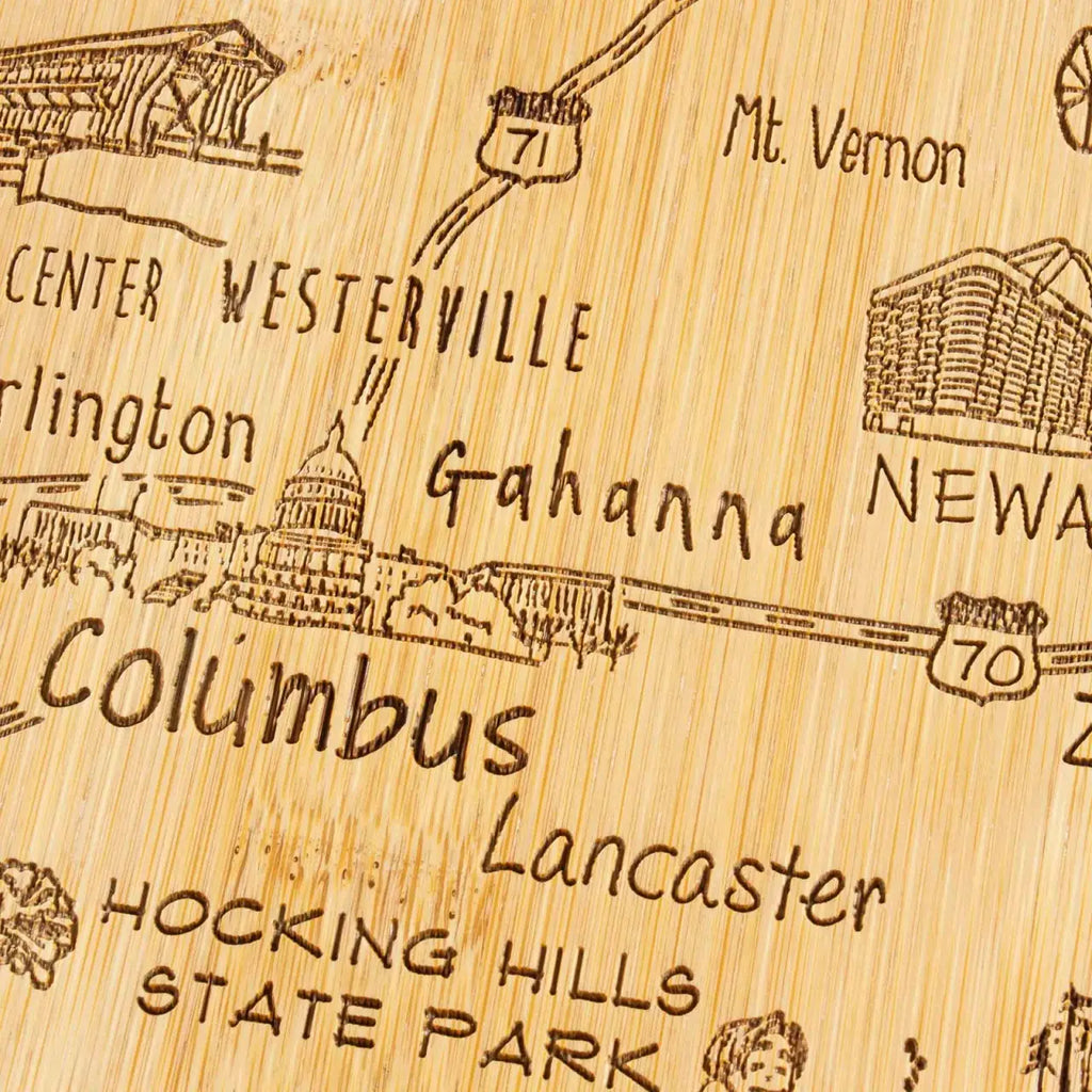 Ohio Bamboo Cutting Board