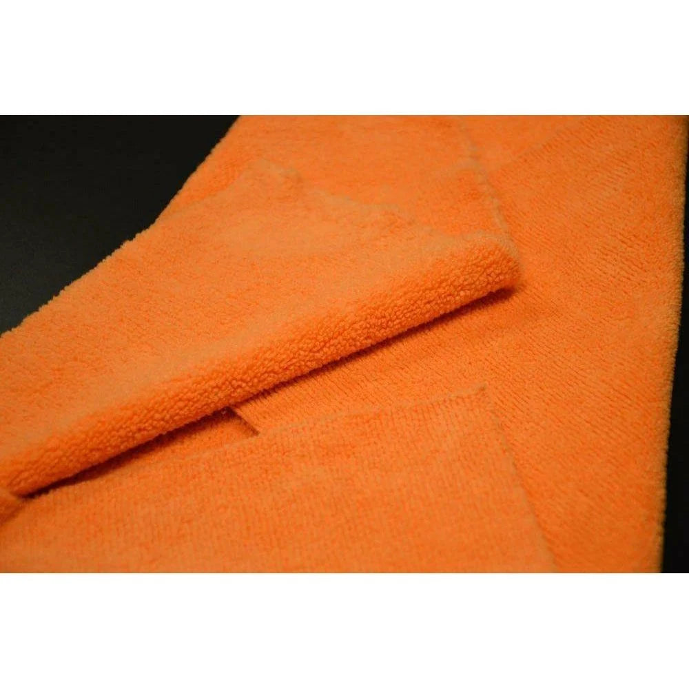 Orange Brushed Microfiber Towel