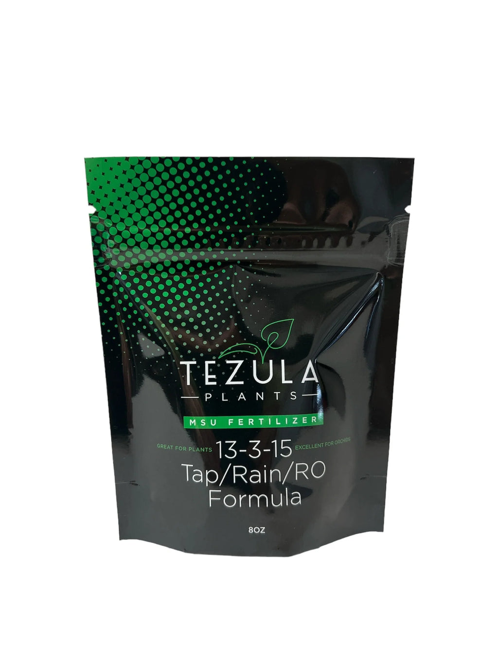 Orchid Fertilizer 13-3-15 with Calcium and Magnesium for Orchids, Aroids and Tropical Plant Care — 8 Ounces