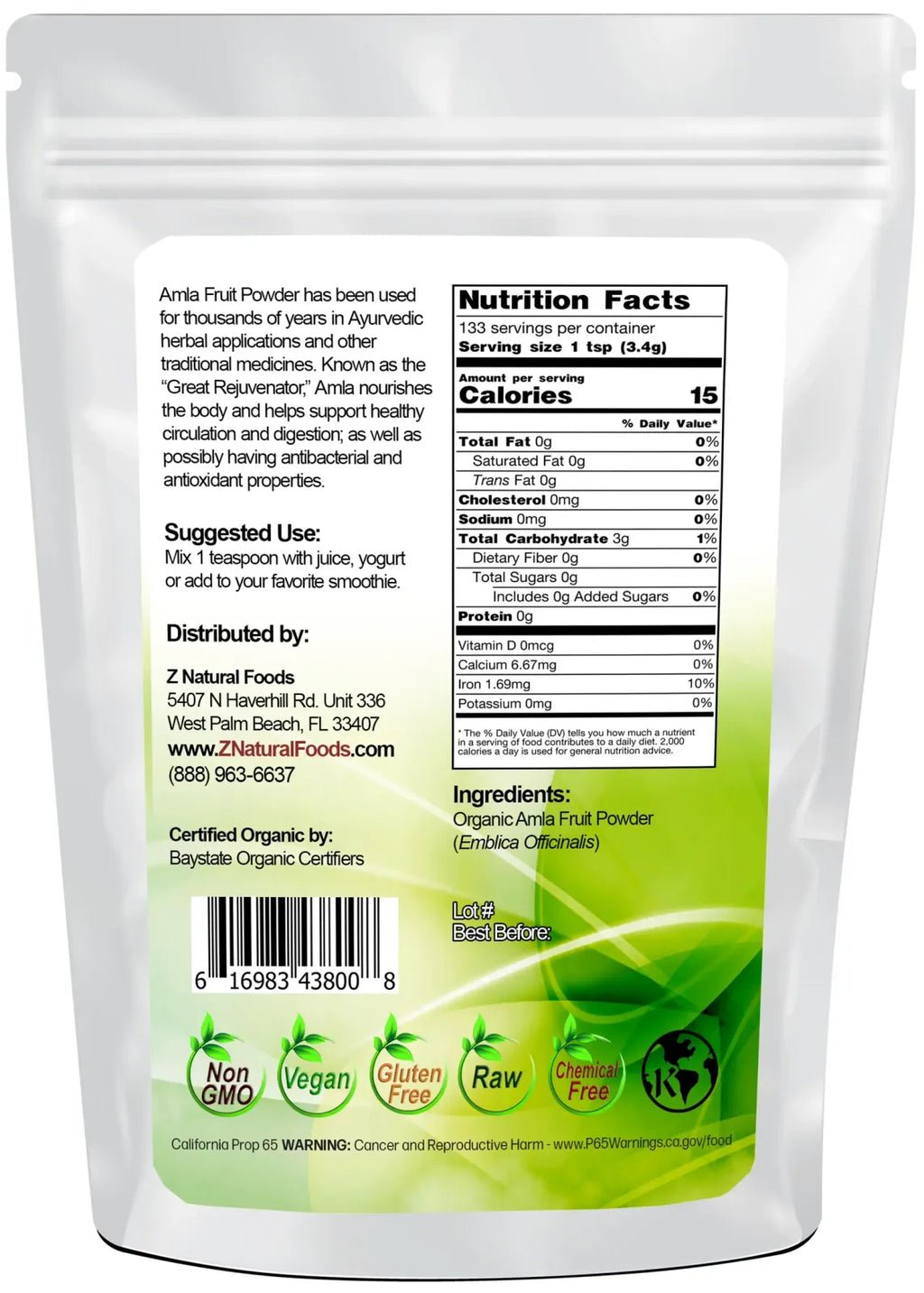 Organic Amla Fruit Powder