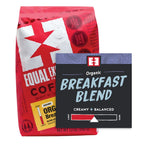 Organic Breakfast Blend Coffee, Six 12oz Bags
