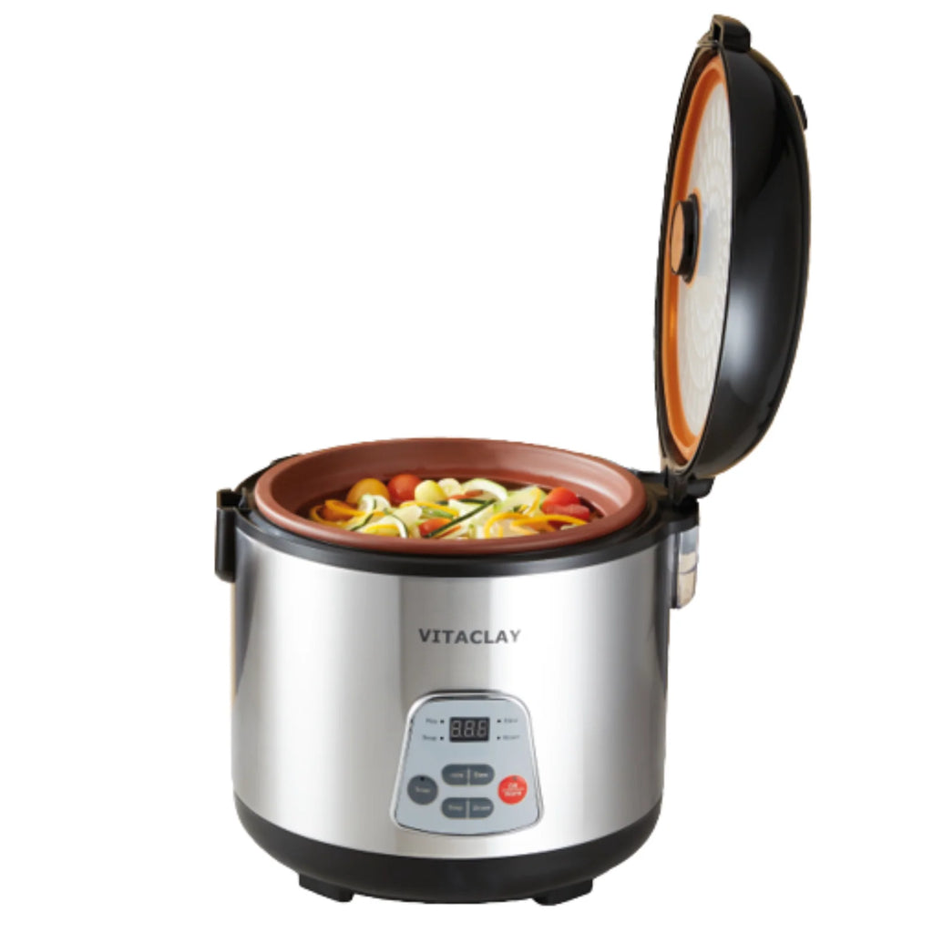 Organic Clay Rice Cooker and Slow Cooker