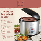 Organic Clay Rice Cooker and Slow Cooker