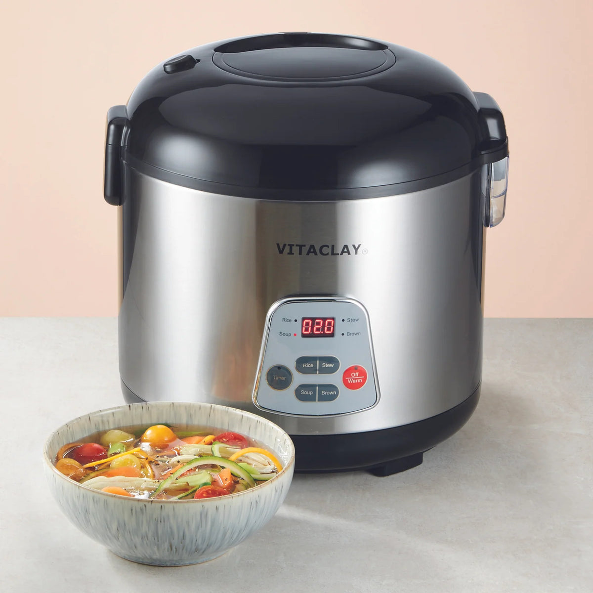 Organic Clay Rice Cooker and Slow Cooker