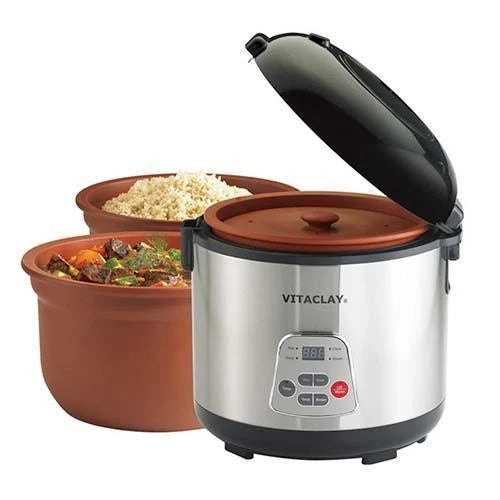 Organic Clay Rice Cooker and Slow Cooker