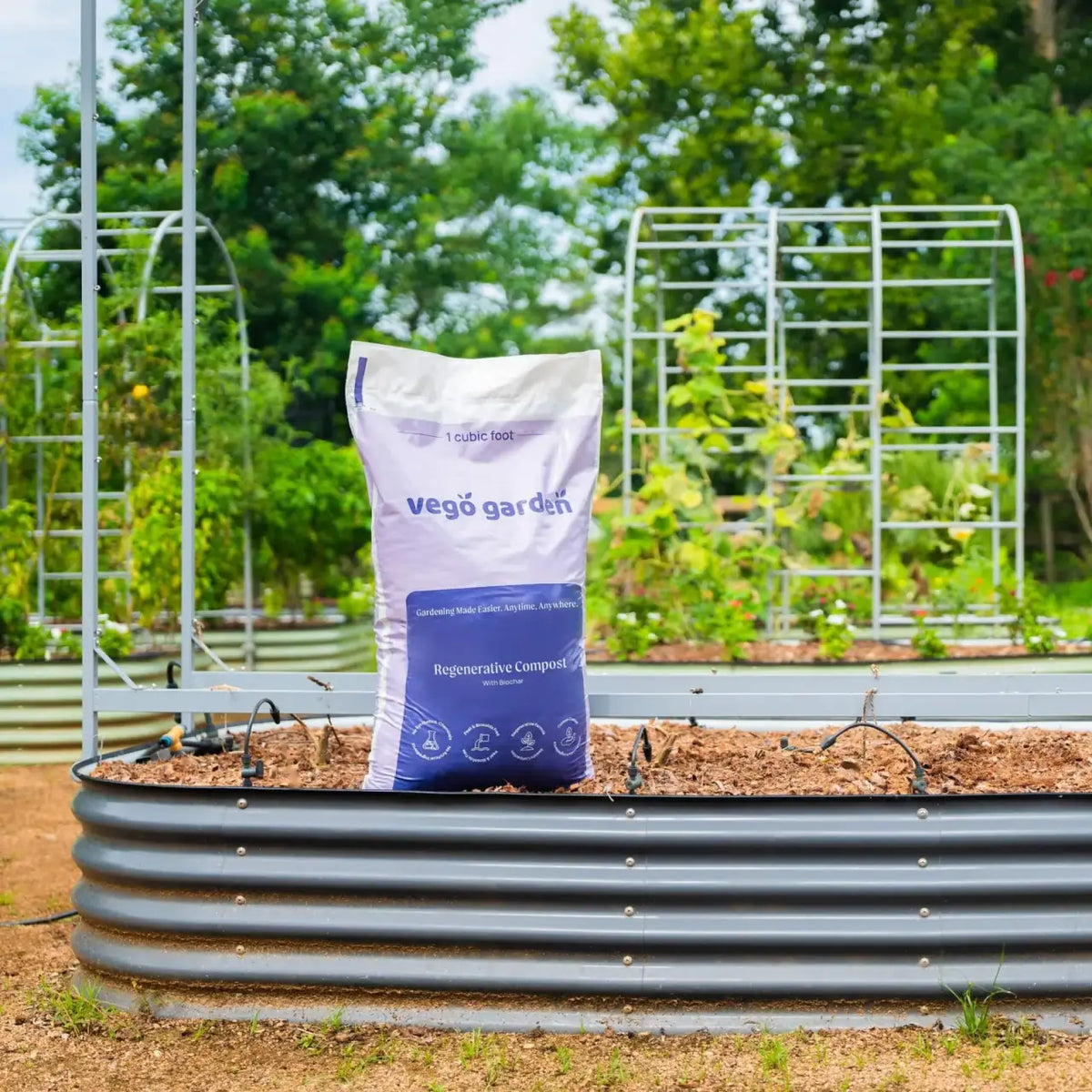 Organic Compost and Biochar Soil Mix