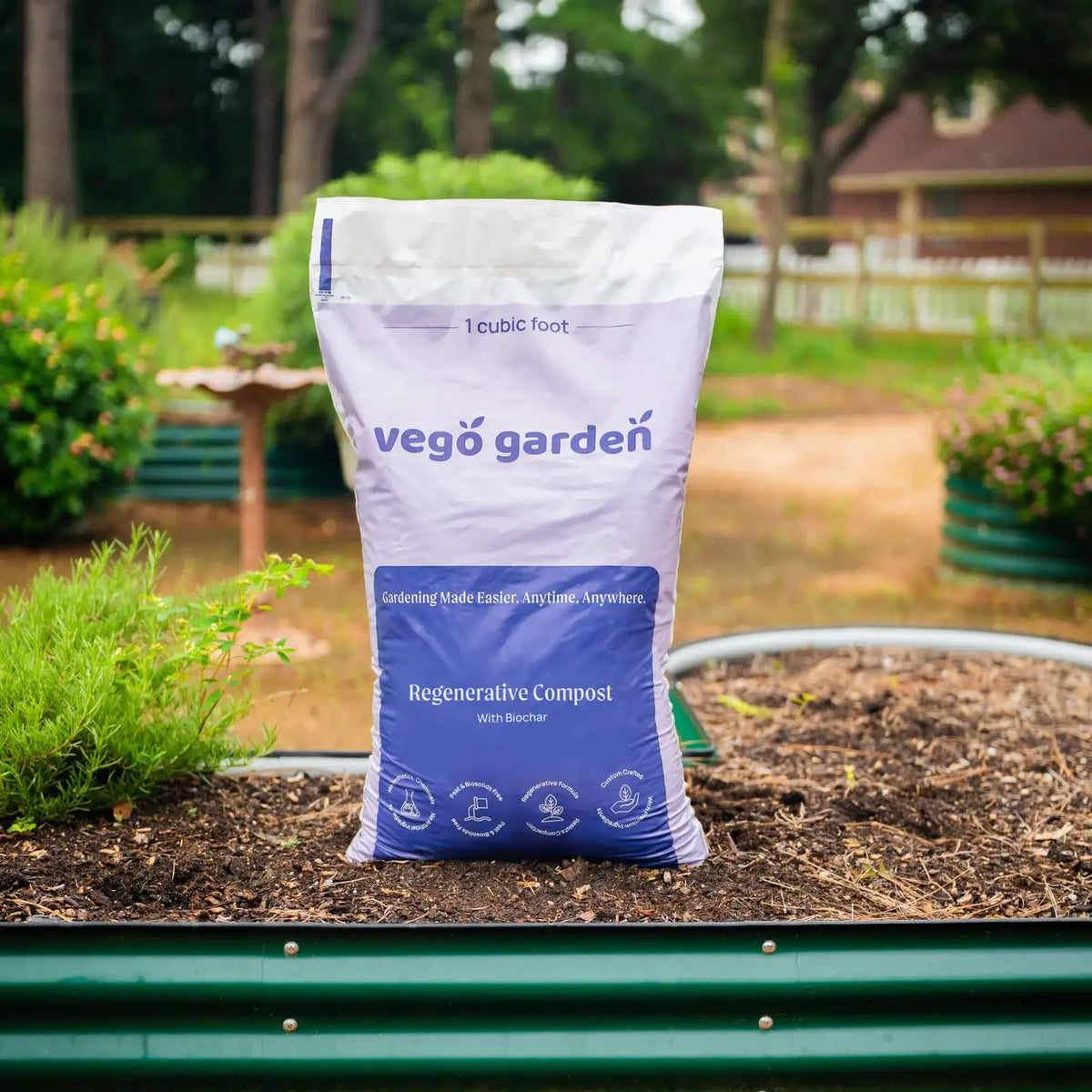 Organic Compost and Biochar Soil Mix