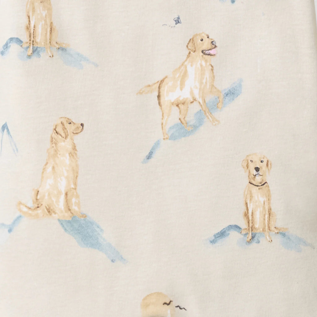 Organic Cotton Baby Boy Sleeper in a Snug Fit