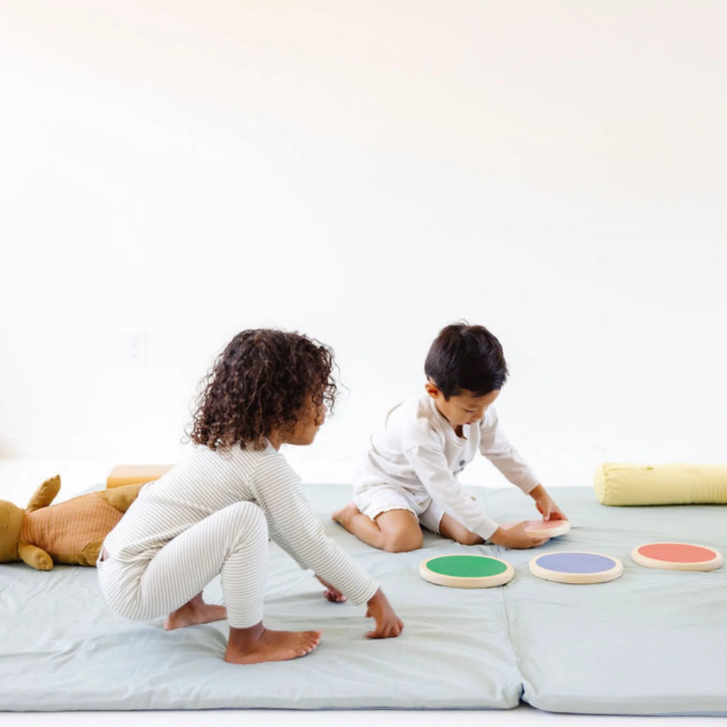 Organic Cotton Play Mat for Baby Tummy Time and Everyday Play, Comfortable and Easy to Clean