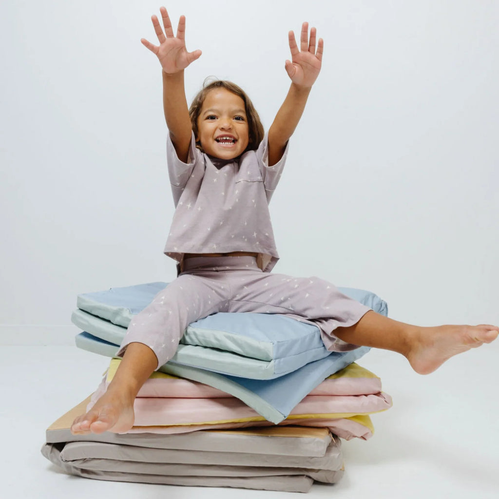 Organic Cotton Play Mat for Baby Tummy Time and Everyday Play, Comfortable and Easy to Clean
