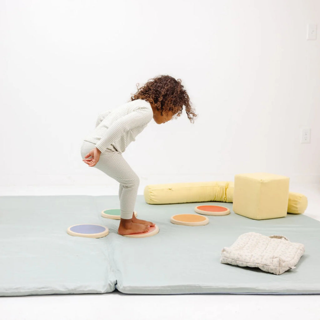 Organic Cotton Play Mat for Baby Tummy Time and Everyday Play, Comfortable and Easy to Clean