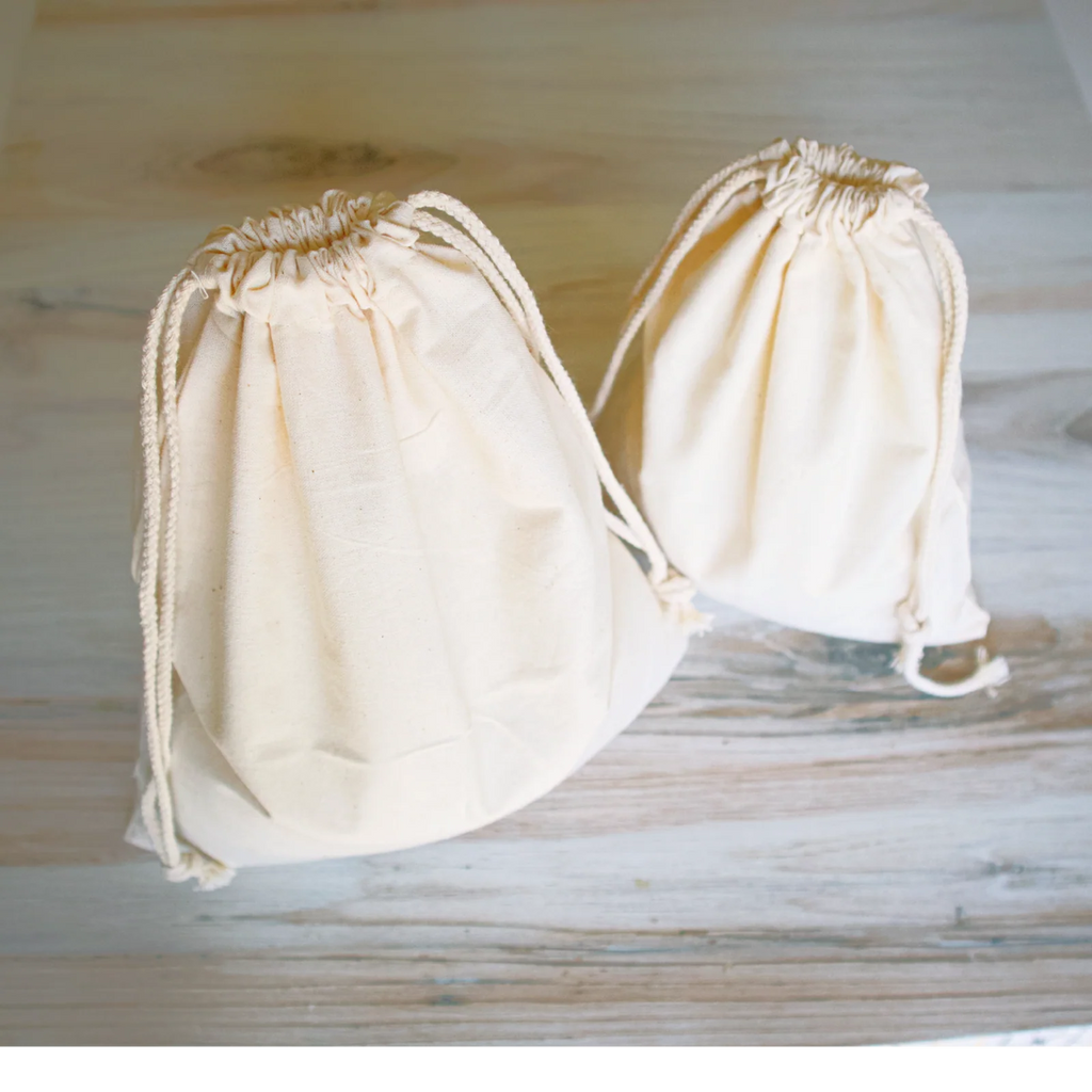 Organic Cotton Produce Bags Set of 4