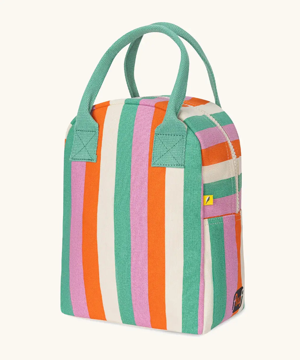 Organic Cotton Zipper Lunch Bag