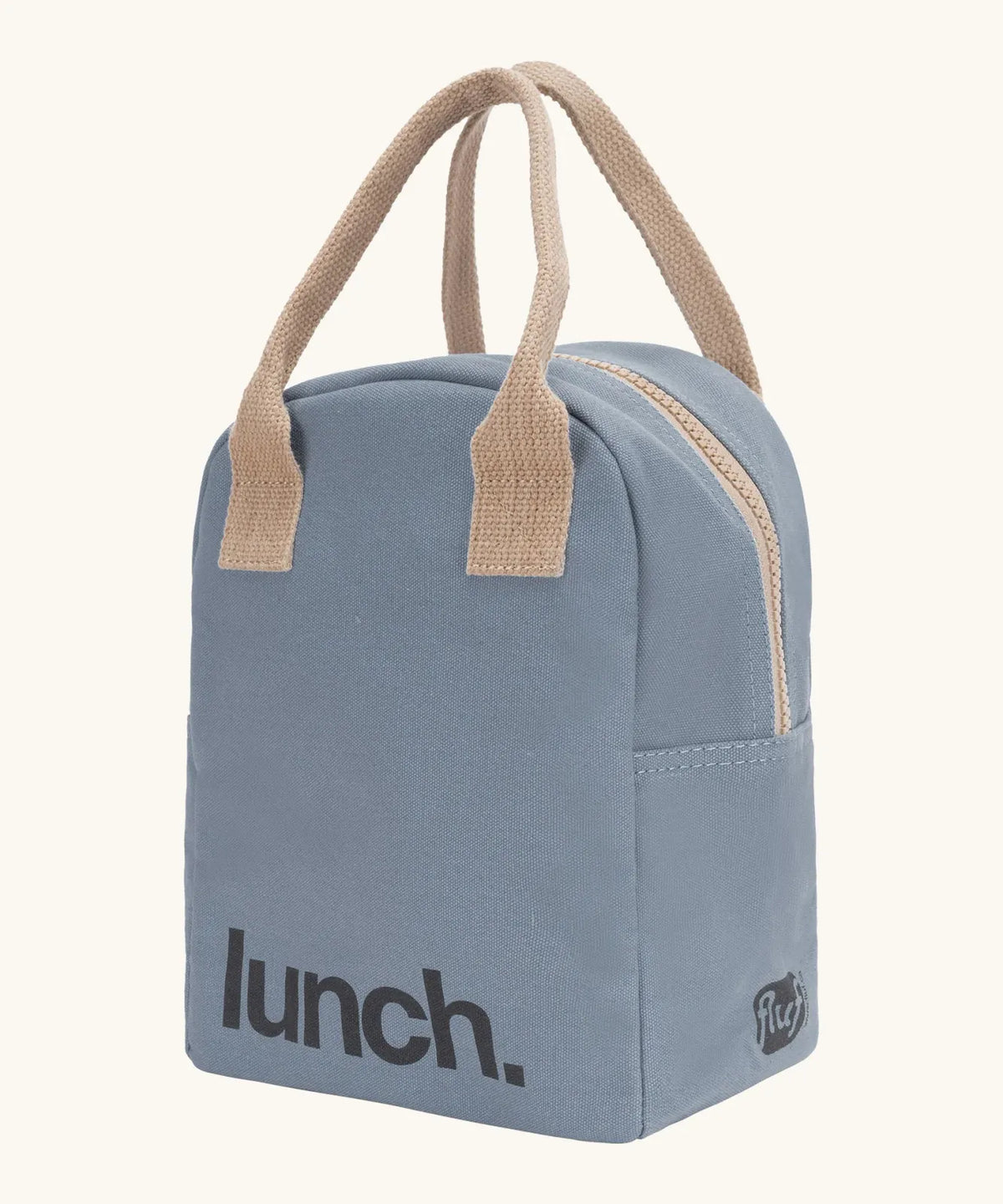 Organic Cotton Zipper Lunch Bag