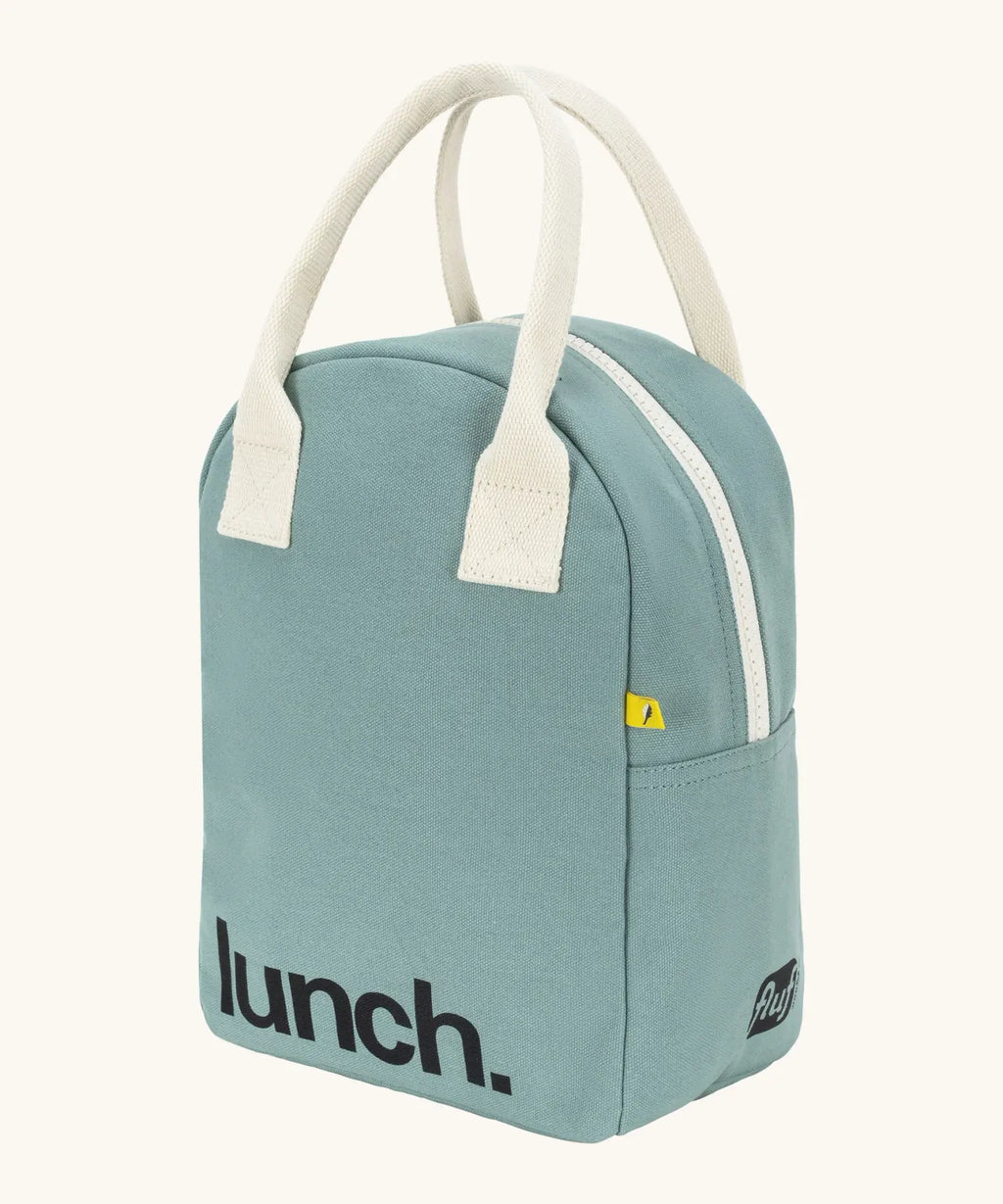 Organic Cotton Zipper Lunch Bag