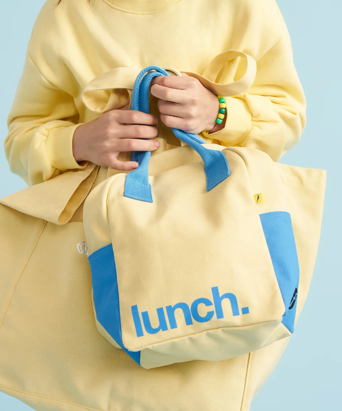 Organic Cotton Zipper Lunch Bag