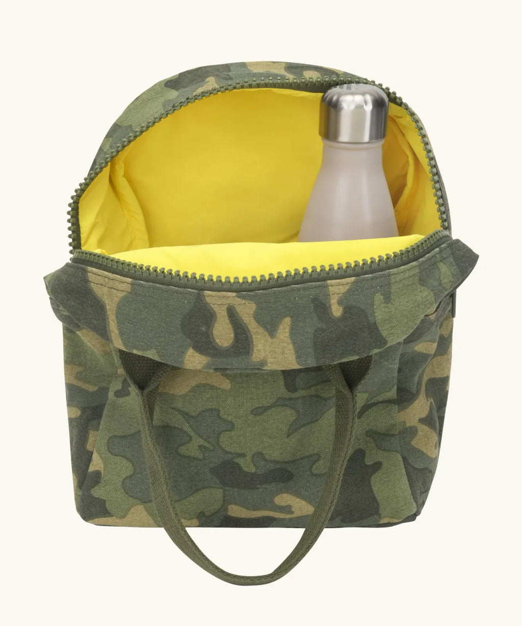 Organic Cotton Zipper Lunch Bag