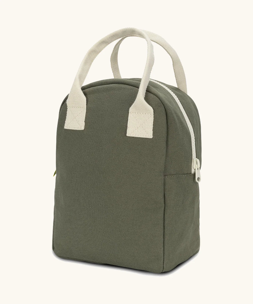 Organic Cotton Zipper Lunch Bag