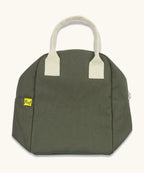 Organic Cotton Zipper Lunch Bag