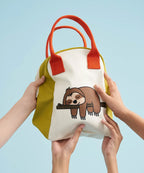 Organic Cotton Zipper Lunch Bag