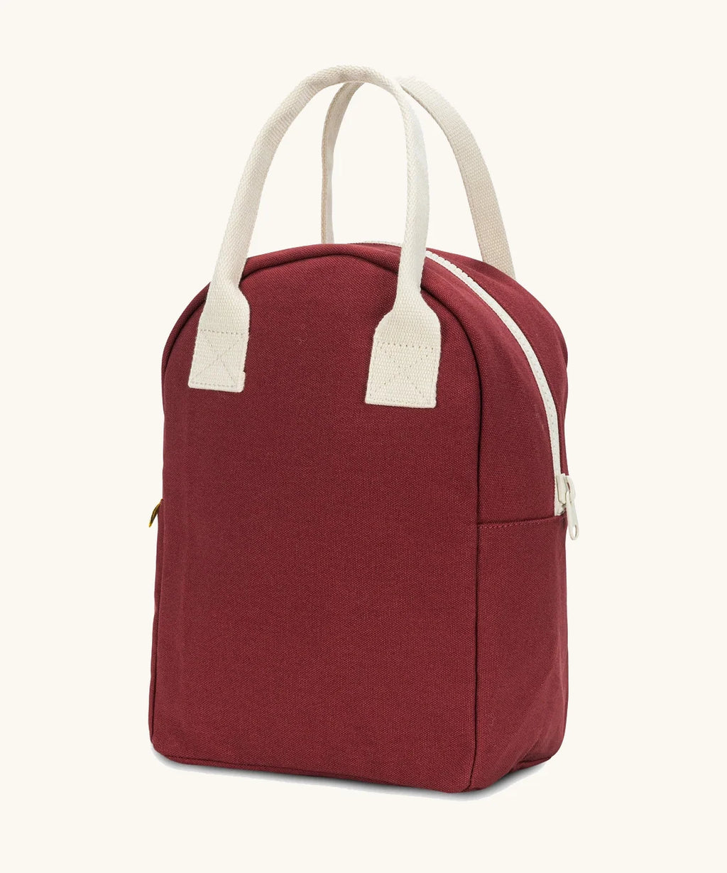 Organic Cotton Zipper Lunch Bag