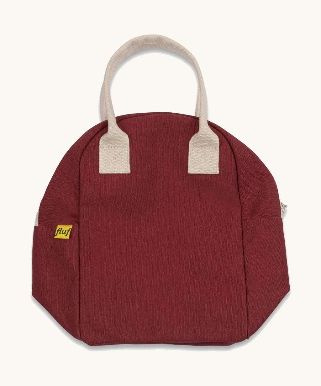 Organic Cotton Zipper Lunch Bag