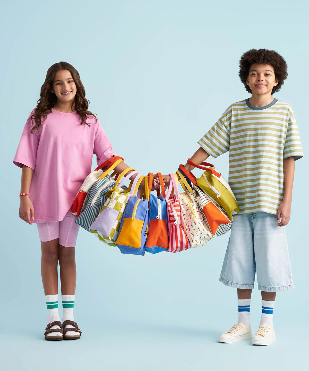 Organic Cotton Zipper Lunch Bag