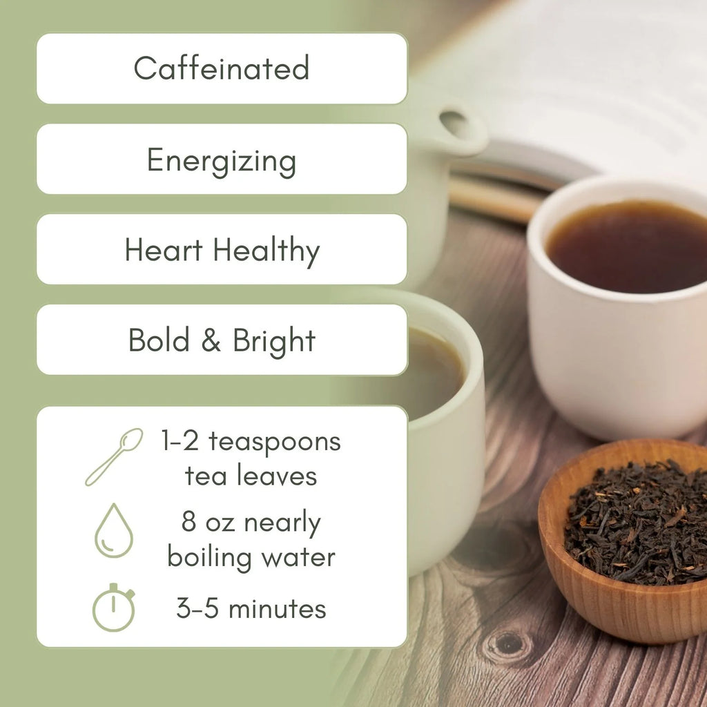 Organic Earl Grey Loose Leaf Black Tea