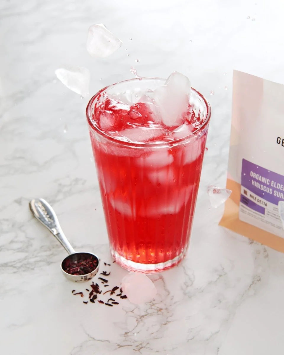 Organic Elderberry Hibiscus Loose Leaf Herbal Tea