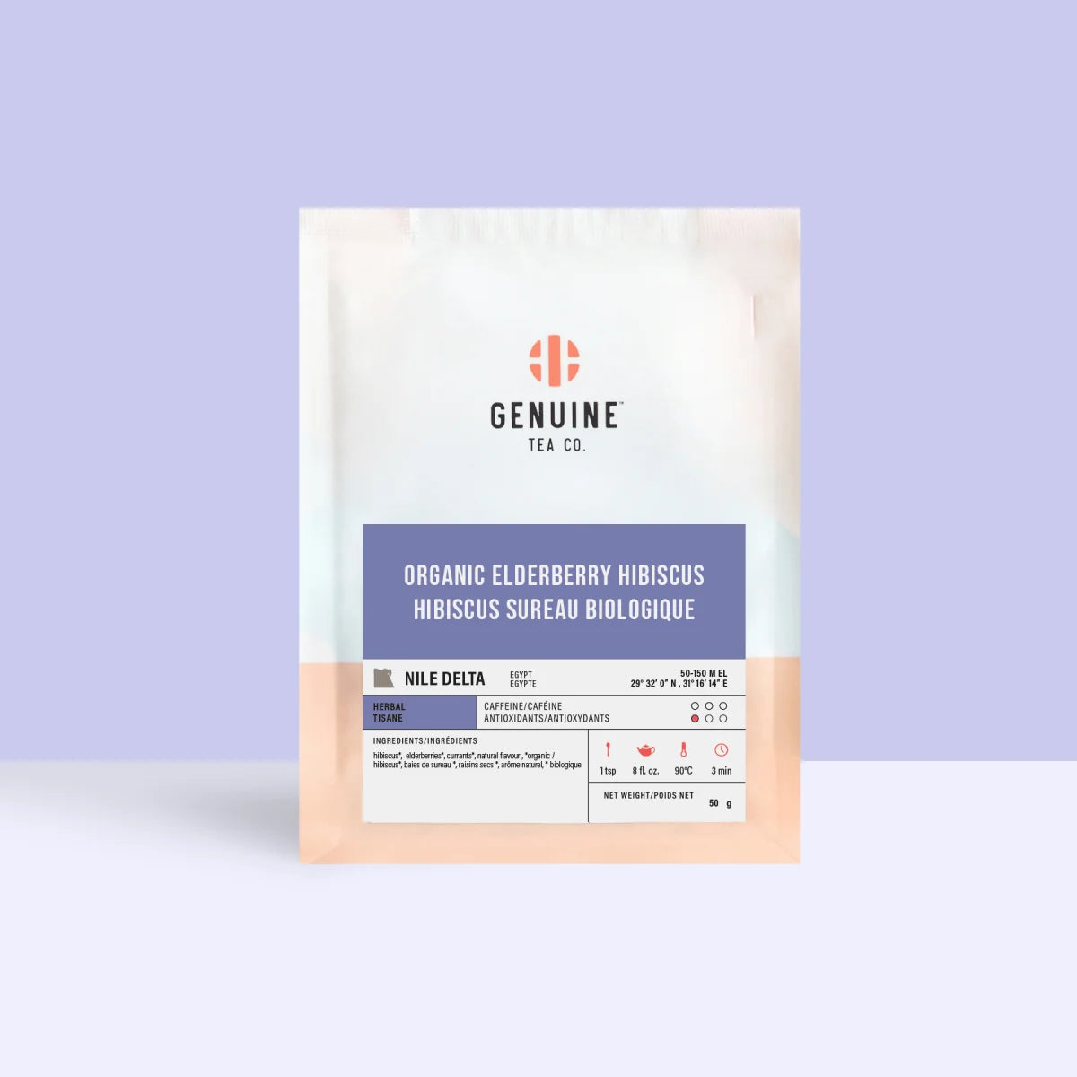Organic Elderberry Hibiscus Loose Leaf Herbal Tea