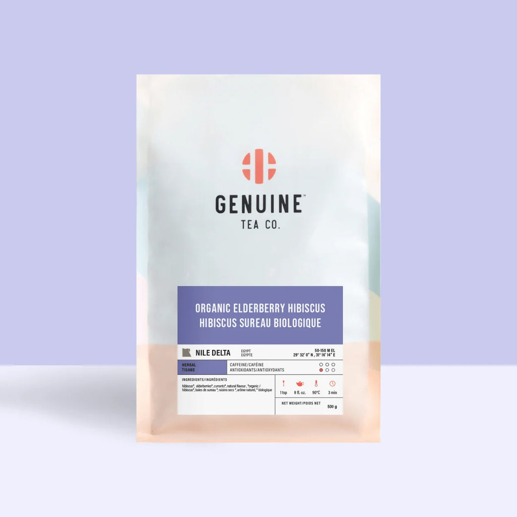 Organic Elderberry Hibiscus Loose Leaf Herbal Tea