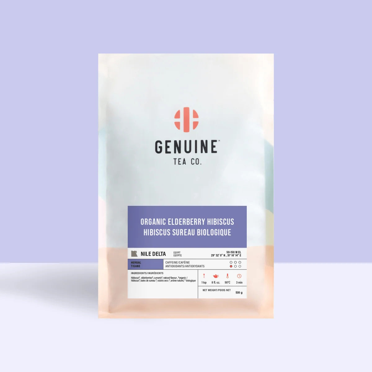 Organic Elderberry Hibiscus Loose Leaf Herbal Tea