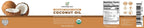 Organic Extra Virgin Coconut Oil, 14 oz Unrefined Pantry Staple