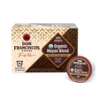 Organic Mayan Blend Coffee Pods, Medium-Dark Roast, 12