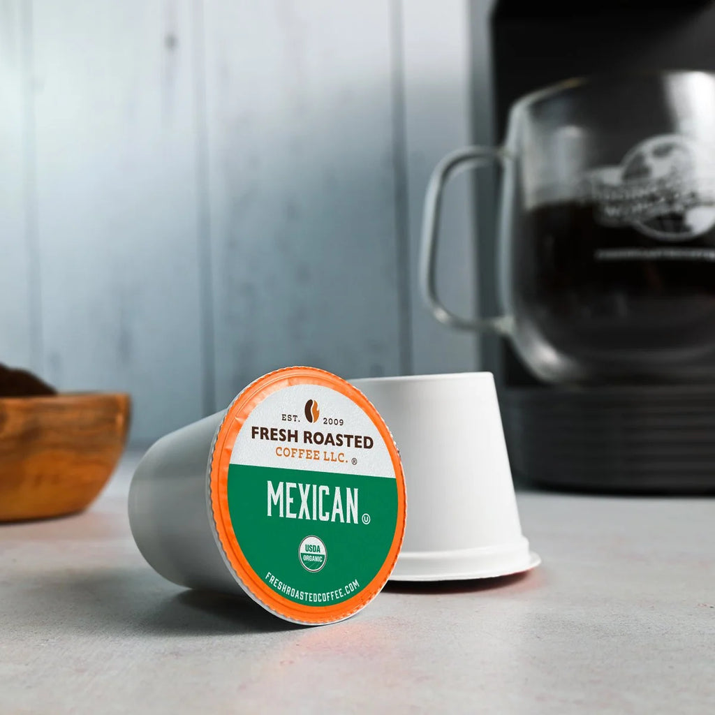 Organic Mexican Coffee Pods in a Medium Roast