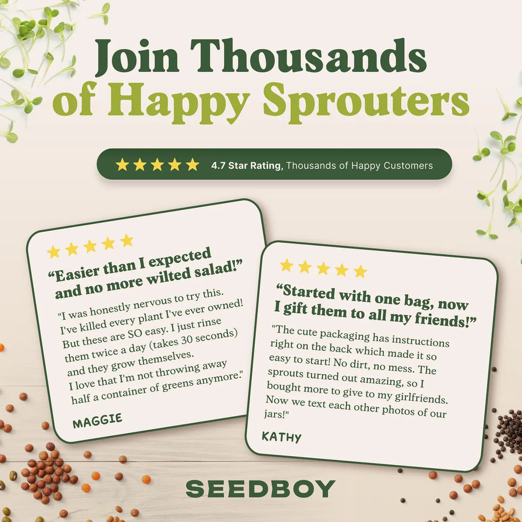 Organic Sprouting Seeds Blend