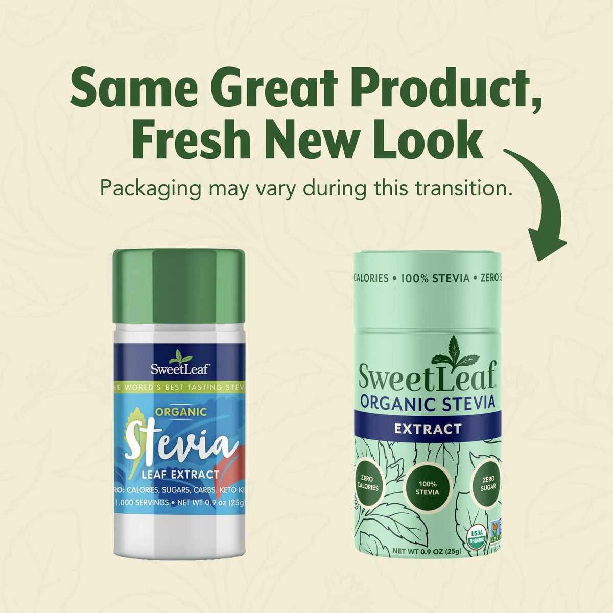 Organic Stevia Leaf Extract Sweetener