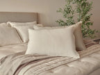 Organic Wool Pillow with Firm, Breathable Support in Standard, Queen, and King Sizes · firm pillow