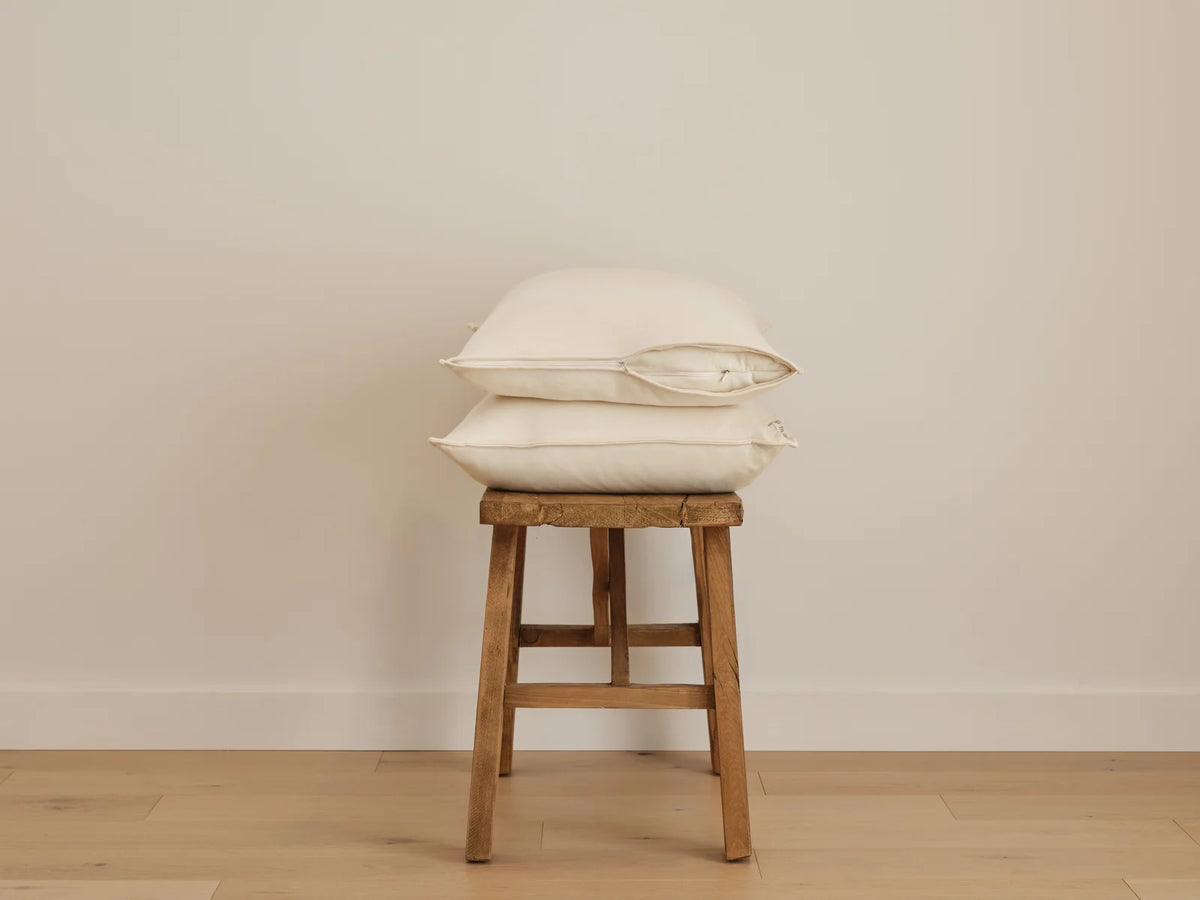 Organic Wool Pillow with Firm, Breathable Support in Standard, Queen, and King Sizes · firm pillow