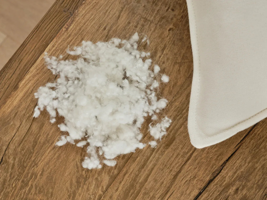 Organic Wool Pillow with Firm, Breathable Support in Standard, Queen, and King Sizes · firm pillow