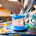 Organized Paint Brush Rinse Cup
