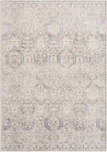 Oriental Area Rug in Moroccan Farmhouse Style, Machine-Woven