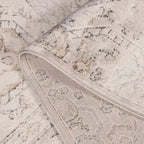 Oriental Area Rug in Moroccan Farmhouse Style, Machine-Woven
