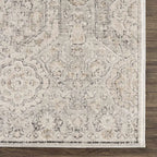 Oriental Area Rug in Moroccan Farmhouse Style, Machine-Woven
