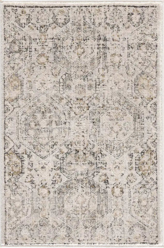 Oriental Area Rug in Moroccan Farmhouse Style, Machine-Woven