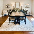 Oriental Area Rug in Moroccan Farmhouse Style, Machine-Woven